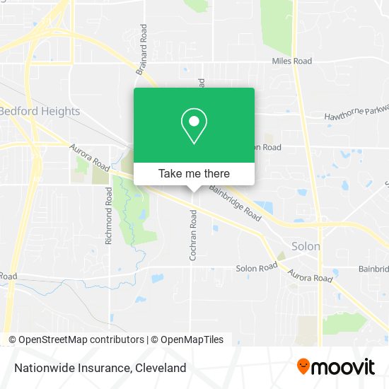 Mapa de Nationwide Insurance