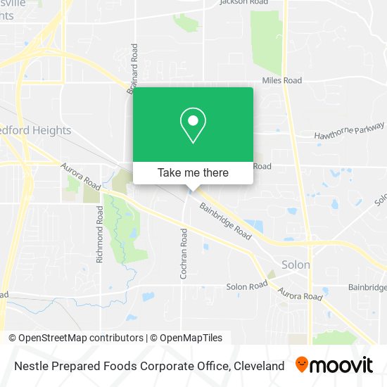 Nestle Prepared Foods Corporate Office map