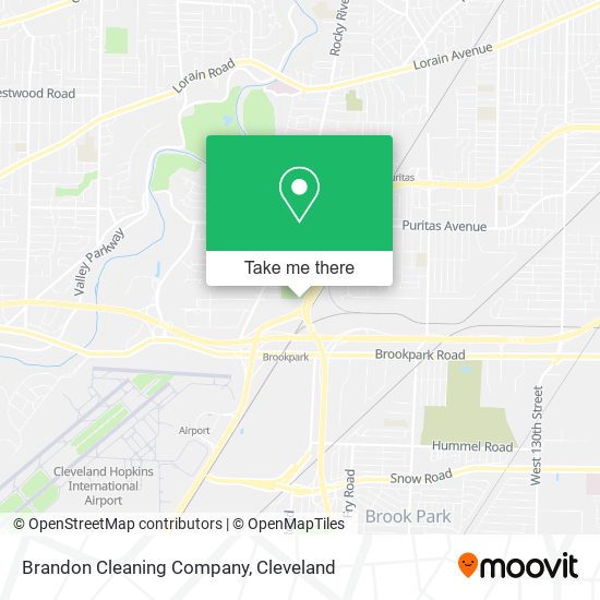 Mapa de Brandon Cleaning Company