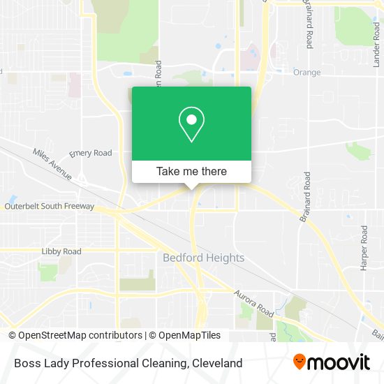 Boss Lady Professional Cleaning map