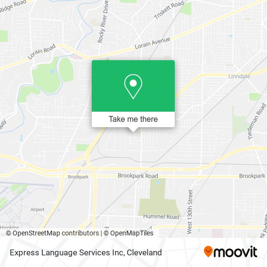 Express Language Services Inc map