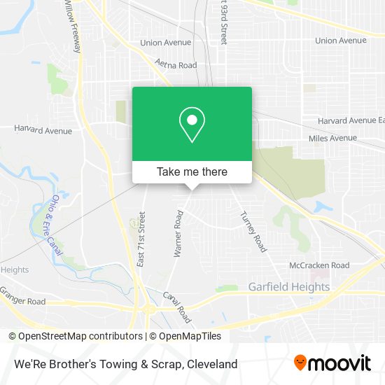 Mapa de We'Re Brother's Towing & Scrap