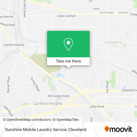 Sunshine Mobile Laundry Service map