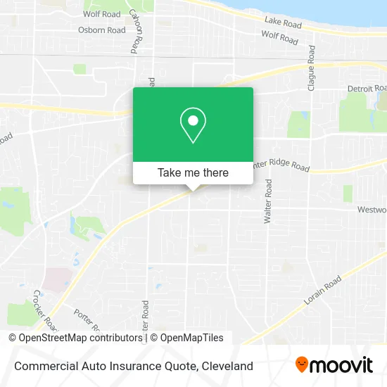 Commercial Auto Insurance Quote map