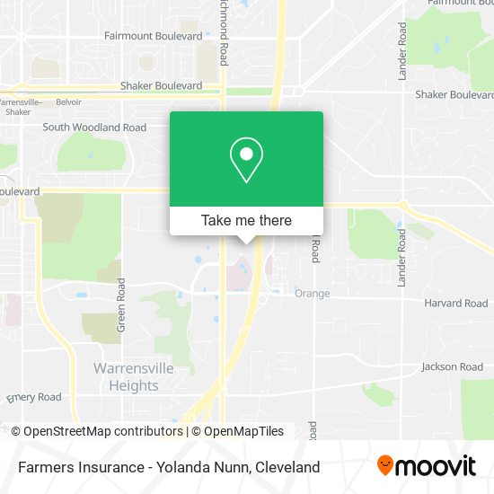 Mapa de Farmers Insurance - Yolanda Nunn