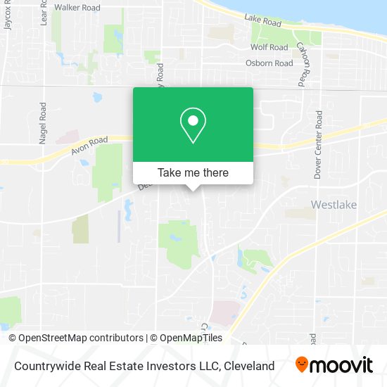 Mapa de Countrywide Real Estate Investors LLC