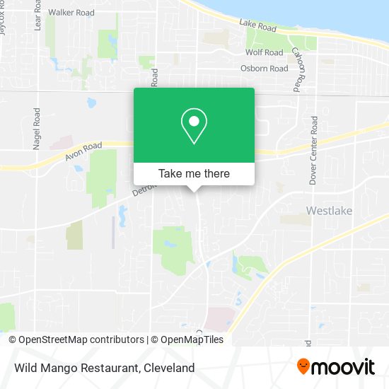 Mapa de Wild Mango Restaurant