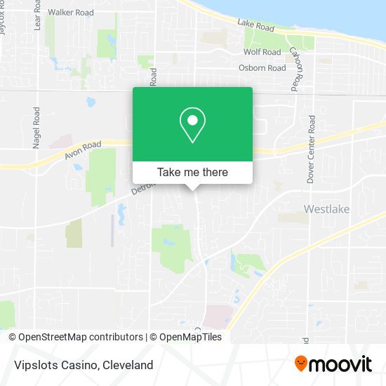 Vipslots Casino map