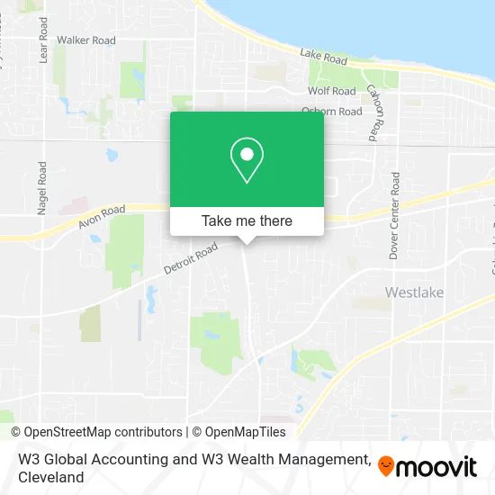 W3 Global Accounting and W3 Wealth Management map
