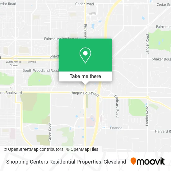 Shopping Centers Residential Properties map