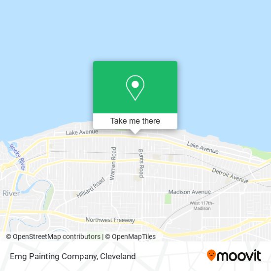 Mapa de Emg Painting Company