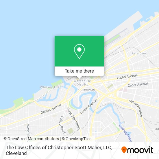 Mapa de The Law Offices of Christopher Scott Maher, LLC