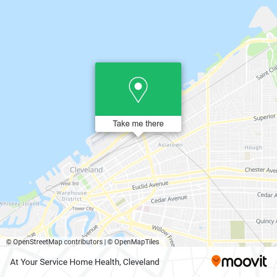 Mapa de At Your Service Home Health