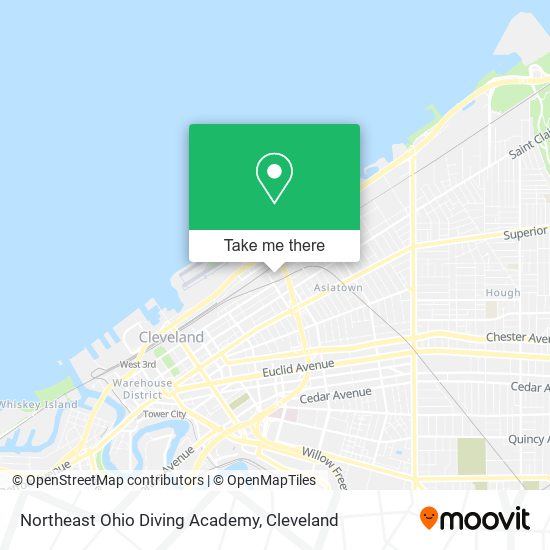 Mapa de Northeast Ohio Diving Academy