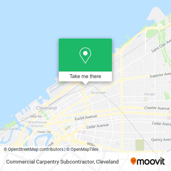 Commercial Carpentry Subcontractor map