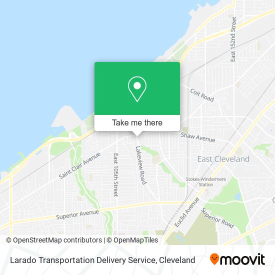 Mapa de Larado Transportation Delivery Service