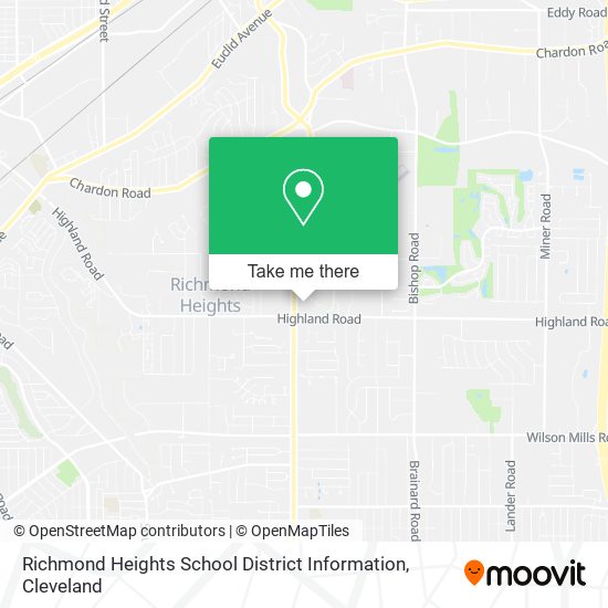 Richmond Heights School District Information map