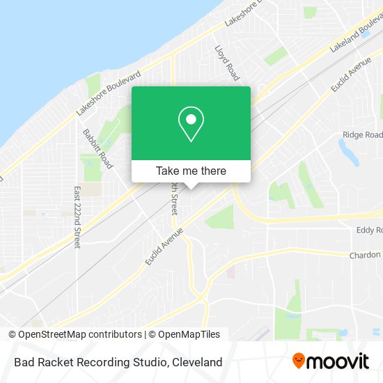 Bad Racket Recording Studio map