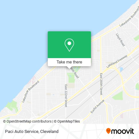 Paci Auto Service map