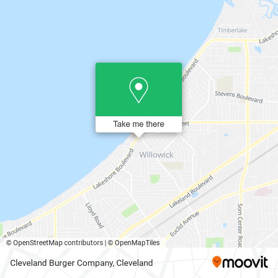 Cleveland Burger Company map