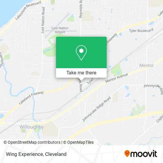 Mapa de Wing Experience