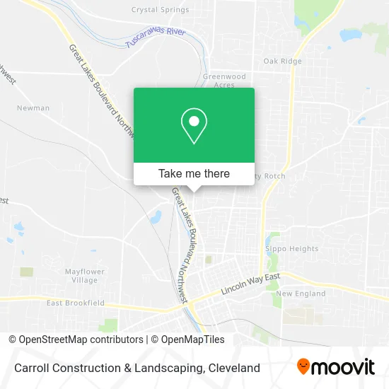 Carroll Construction & Landscaping map