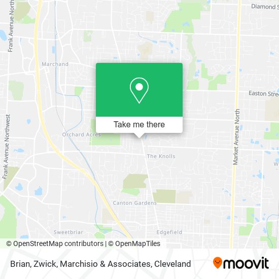 Brian, Zwick, Marchisio & Associates map