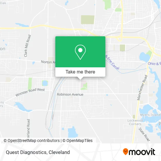 Quest Diagnostics map
