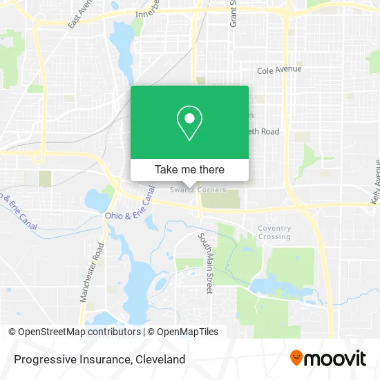 Progressive Insurance map