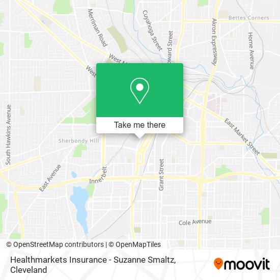 Healthmarkets Insurance - Suzanne Smaltz map