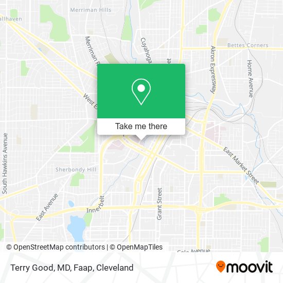 Terry Good, MD, Faap map