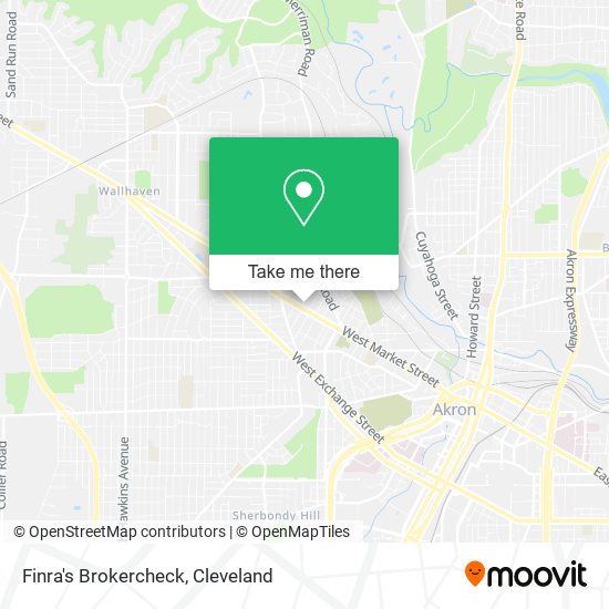 Finra's Brokercheck map