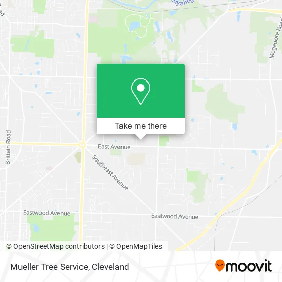 Mueller Tree Service map