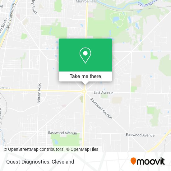 Quest Diagnostics map