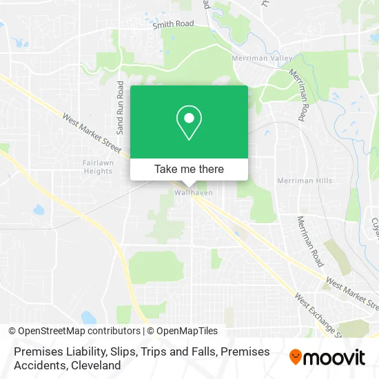 Premises Liability, Slips, Trips and Falls, Premises Accidents map