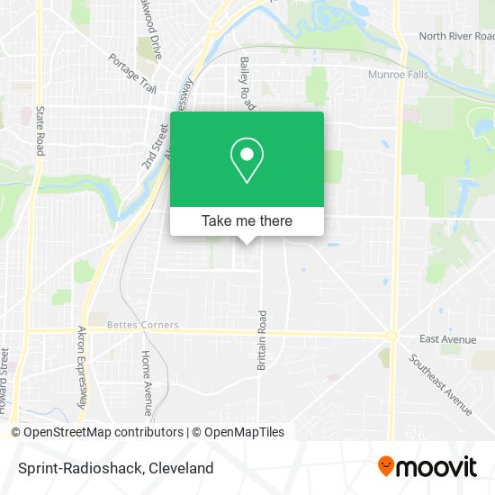 Sprint-Radioshack map