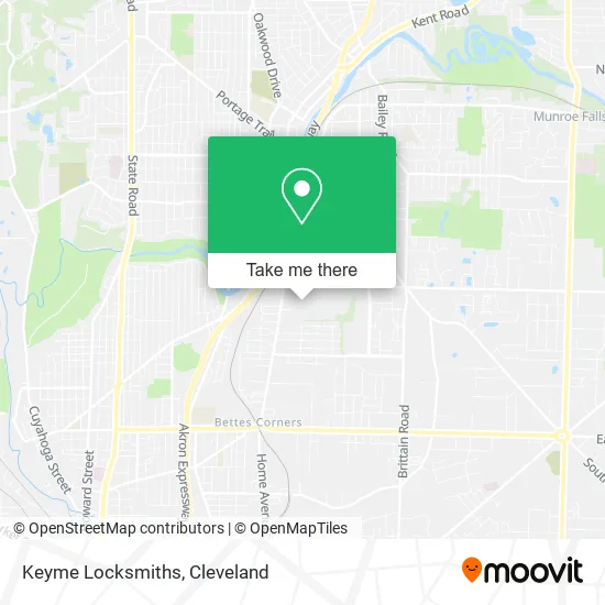 Keyme Locksmiths map