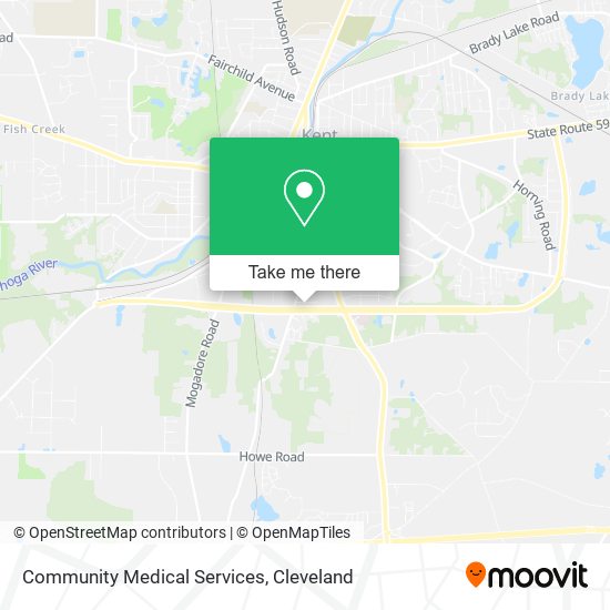Mapa de Community Medical Services