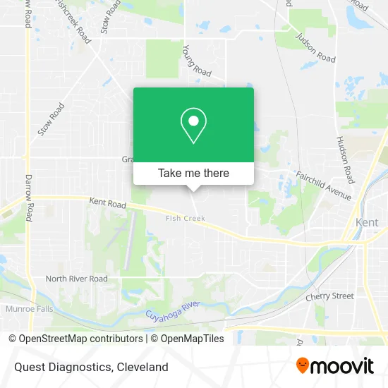 Quest Diagnostics map