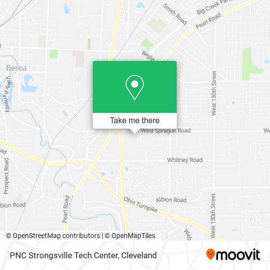 PNC Strongsville Tech Center map