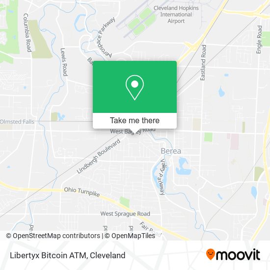 Mapa de Libertyx Bitcoin ATM