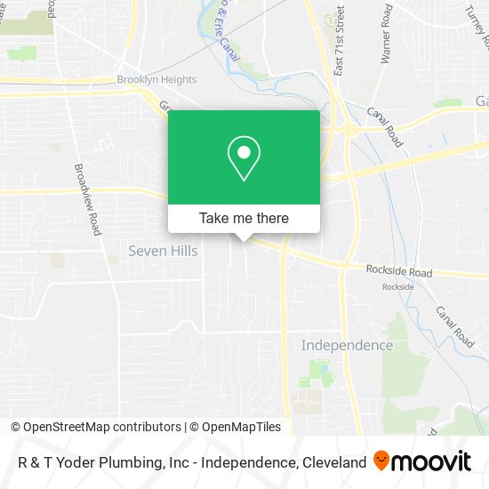 Mapa de R & T Yoder Plumbing, Inc - Independence