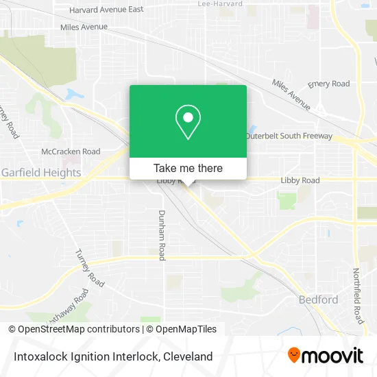 Mapa de Intoxalock Ignition Interlock
