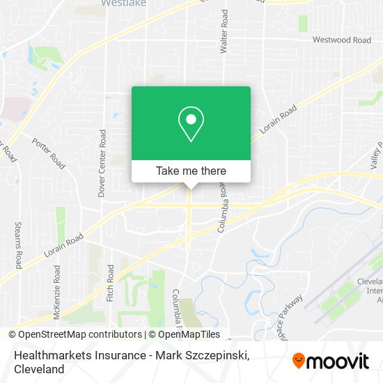 Mapa de Healthmarkets Insurance - Mark Szczepinski