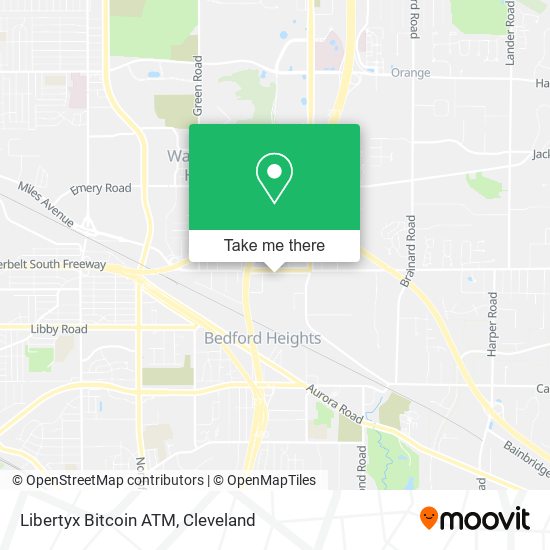 Mapa de Libertyx Bitcoin ATM