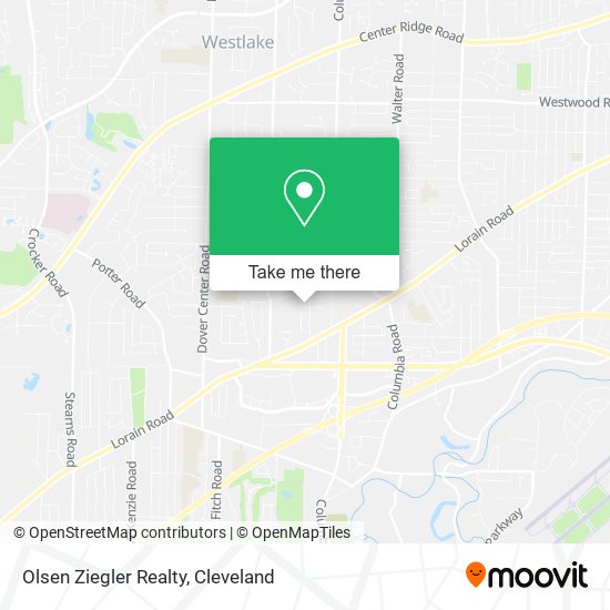 Olsen Ziegler Realty map