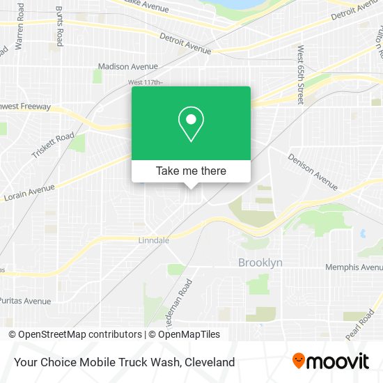 Mapa de Your Choice Mobile Truck Wash