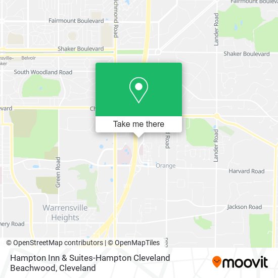 Hampton Inn & Suites-Hampton Cleveland Beachwood map