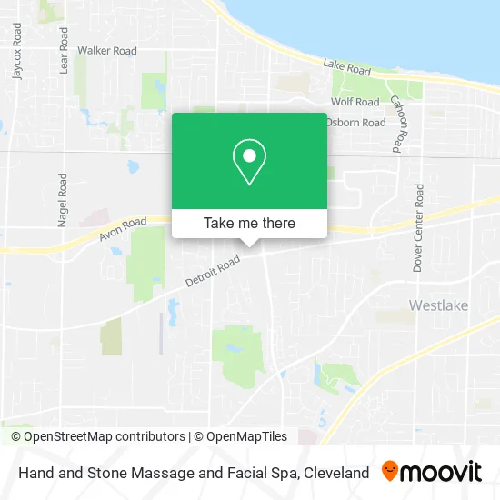 Mapa de Hand and Stone Massage and Facial Spa