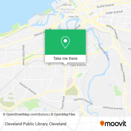 Mapa de Cleveland Public Library